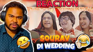 Sourav Di Wedding  Purav Jha Reaction [upl. by Alleul]