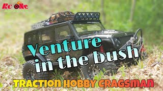 RC CAR 알씨카Traction Hobby CragsmanVenture in the bush트랙션하비 크랙스맨 모험 [upl. by Aienahs465]