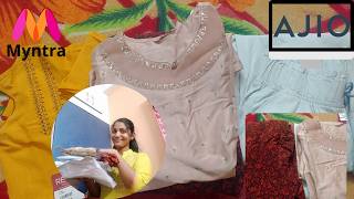 New trending collection from ajio and Myntra dont miss it Telugu talks with jayayoutube yt [upl. by Ronn]