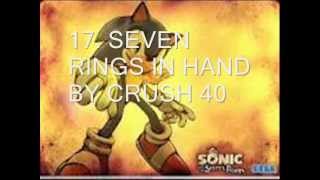 Sonic the Hedgehog  The best vocal songs part 3 [upl. by Tristram]