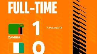 Zambia vs Cote DIvoire  2025 AFCON Cup Qualifier  Highlights [upl. by Ailhad547]