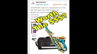 EASTROCK Curved Soprano Sax [upl. by Airdnax868]