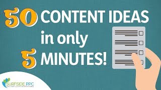 Get 50 Website Content Ideas in only 5 Minutes [upl. by Coad]