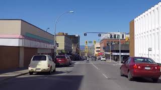 Driving in KAMLOOPS BC British Columbia Canada  City CentreDowntown Area [upl. by Larrabee934]