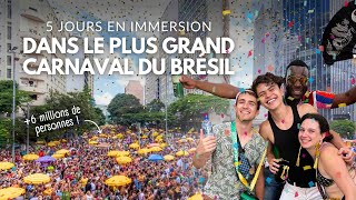 5 jours de pure folie au Carnaval de Belo Horizonte 2024 meilleur que celui de Rio  🥁 🇧🇷 3 [upl. by Nylaras]