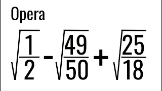 RAICES CUADRADAS CON FRACCIONES SUMAS Y RESTAS Matemáticas Básicas [upl. by Zorana]