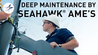 Deep maintenance by Seahawk AME’s  Lockheed Martin Australia [upl. by Rebmik]