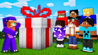 EMOCIONEI MEUS AMIGOS COM ESSES PRESENTES  Minecraft Absurdo [upl. by Ahsinad]