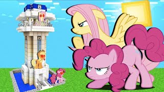 Giant My Little Pony vs Most Secure Tower in Minecraft [upl. by Hcir]