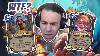 Beastly Beauty and Skarr Shaman Run  Hearthstone Arena [upl. by Annaiv771]