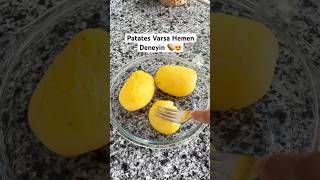 Patates Varsa Hemen Yapın 😍🥔 viralshort patates yemektarifleri tarif cooking [upl. by Eugenius842]