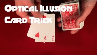 Impressive Optical Illusion Card Trick [upl. by Nylareg115]