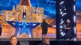 KSI Walks Out to Thick Of It on Britain’s Got Talent [upl. by Daegal178]