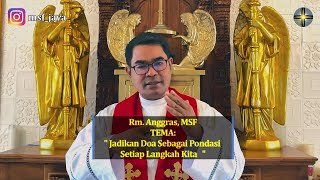 Rhema 28 Okt  Rm Anggras  Jadikan Doa Sebagai Pondasi Setiap Langkah Kita [upl. by Odranreb]