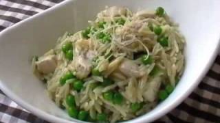 Chicken Asiago Orzo Pasta [upl. by Ateinotna]