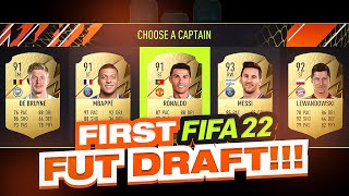 MY FIRST FIFA 22 FUT DRAFT FIFA 22 Ultimate Team [upl. by Euqcaj]