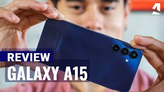 Samsung Galaxy A15 4G review [upl. by Llednew]