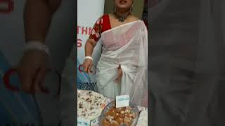 Rajshahi silk collection with Bangladeshi Traditional pitha Fastival [upl. by Annoynek]