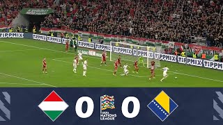 Mađarska protiv Bosne i Hercegovine 00  UEFA Liga nacija 202425  Najzanimljiviji dio utakmice [upl. by Eniaral]