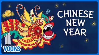 Chinese New Year for Kids  Read Aloud Animated Kids Books  Vooks Narrated Storybooks [upl. by Eisyak]