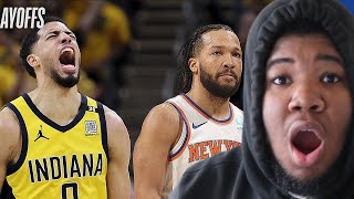 Knicks vs Pacers  Reaction  NBA Playoffs Game 3 [upl. by Telrahc]