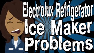 Electrolux Refrigerator Ice Maker Problems [upl. by Fahy45]