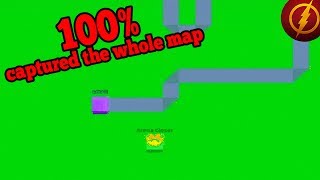 Paperio Gameplay  100 captured the whole map  In the TOP1 per 5 seconds [upl. by Oiram]