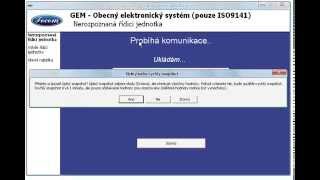 Autodiagnostika FoCOM  Snapshot  Ulož informace o jednotce I [upl. by Edrei317]