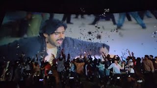 Pawan Kalyan Entry Craze at Sandhya 70MM Theater  Shankar Dada MBBS Re Release  Chiranjeevi [upl. by Ennaus]