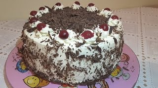 Švarcvald torta  Schwarzwälder Kirschtorte  Black Forest Cherry Cake  Forêt Noire [upl. by Ysiad]