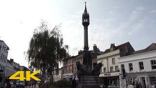 Newport Isle of Wight Walk Town Centre【4K】 [upl. by Eessac50]