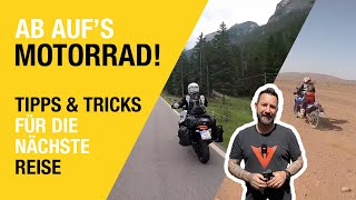 Tipps für die perfekte Motorradtour Onroad amp Offroad [upl. by Acirfa]