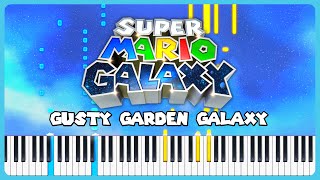 Gusty Garden Galaxy Album ver  Super Mario Galaxy  Piano Cover  Sheet Music [upl. by Oinesra346]