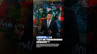 🤔 ¿Qué es… la “ley de terrorismo urbano” 💭 [upl. by Uoliram]