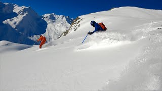 Sankt Anton am Arlberg  Ski touring and offpiste skiing with great powder  Feb 22 [upl. by Ekle777]