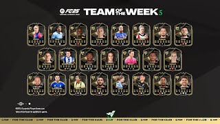 TEAM OF THE WEEK TEAM 5 VS MY TEAM [upl. by Anahsohs]