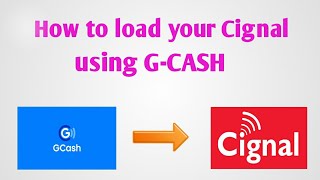 How to load your Cignal using Gcash [upl. by Almeda]