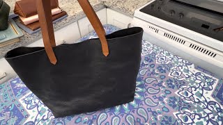 Madewell Transport Tote vs Portland Leather Goods Classic Tote [upl. by Schiro]