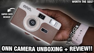 ONN Reusable  35mm  📸 Camera w Setup Unboxing  Review 📦 WALMART FINDS  WORTH THE ✨ [upl. by Artined]