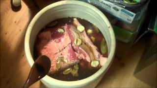 Homemade Pressure Canning Corned Beef from Brisket Part I [upl. by Aiveneg]