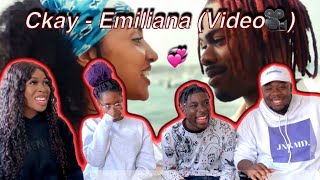 AFROBEATS NEW 1💞 CKAY  EMILIANA Official Video REACTION  UK🇬🇧 [upl. by Droffats]