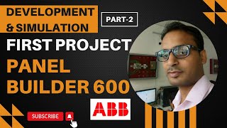 ABB Panel Builder 600 First Project  ABB CP600 and CP600eCo HMI Project ABB HMI CP600 [upl. by Ros]