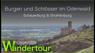 Burgen und Schlösser im Odenwald Dossenheim Ölberg und vorbei am Steinbruch von Schriesheim [upl. by Oleta186]