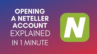 How To Open A Neteller Account 2024 [upl. by Ettezyl]