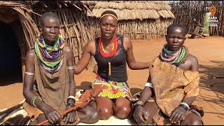 Traditional Dressing of Karimojong Women Karamoja Uganda [upl. by Lehcear]