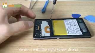 Sony Xperia Z1 Teardown [upl. by Nilahs69]