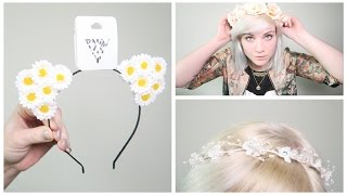 HAIRSTYLE  SPRING ACCESSORIES [upl. by Lyrradal]