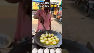 Famous Boiled Eggs Fry of Bihar shorts eggsfry patnastreetfood [upl. by Syhr446]