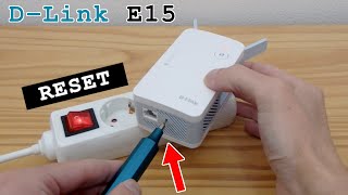 DLink E15 WiFi 6 extender dual band • Factory reset [upl. by Notnilk961]