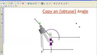 Copy an Obtuse Angle [upl. by Tekcirk]